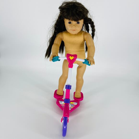Click N' Play Doll Scooter for 18" Dolls including American Girl. My Life As, OG - Picture 2 of 14